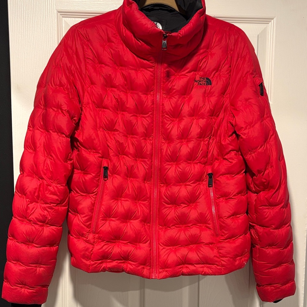 The North Face Women's Vibrant Red Puffer Jacket